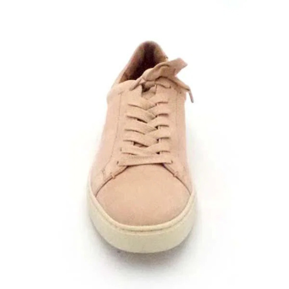 Frye Leather Lace Up Sneakers Ivy Low Lace Blush - Medium - Picture 3 of 5